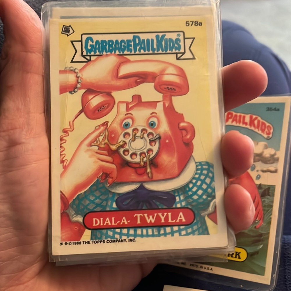 1988 GARBAGE PAIL KIDS STICKERS #578A TWYLA SERIES 14 POP 3 PSA 9 N3965914-252